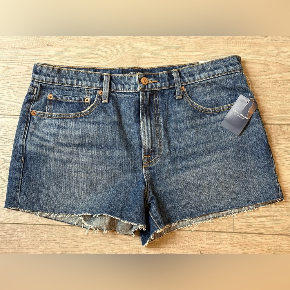 BRAND NEW W/ TAGS - NEVER WORN Lucky Brand Blue Denim Jean Shorts